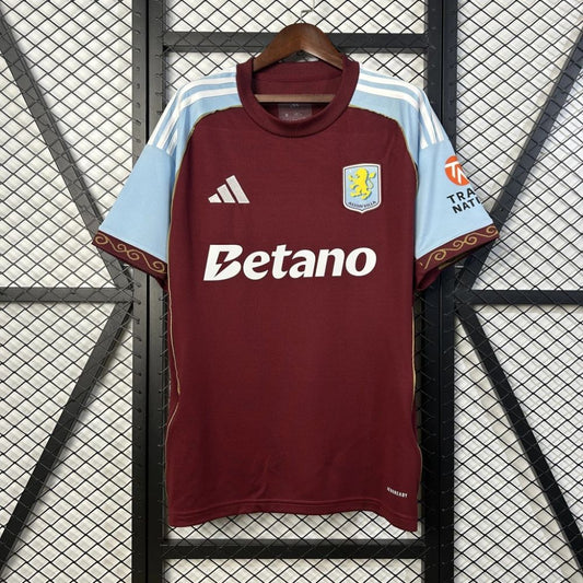 Camisa Masculina Aston Villa I - Adidas 25/26