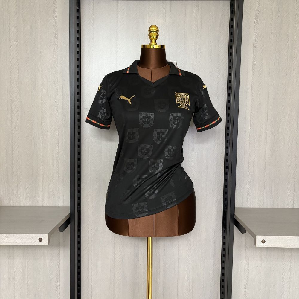 Camisa Feminina Portugal Pantera Negra - Puma 2026