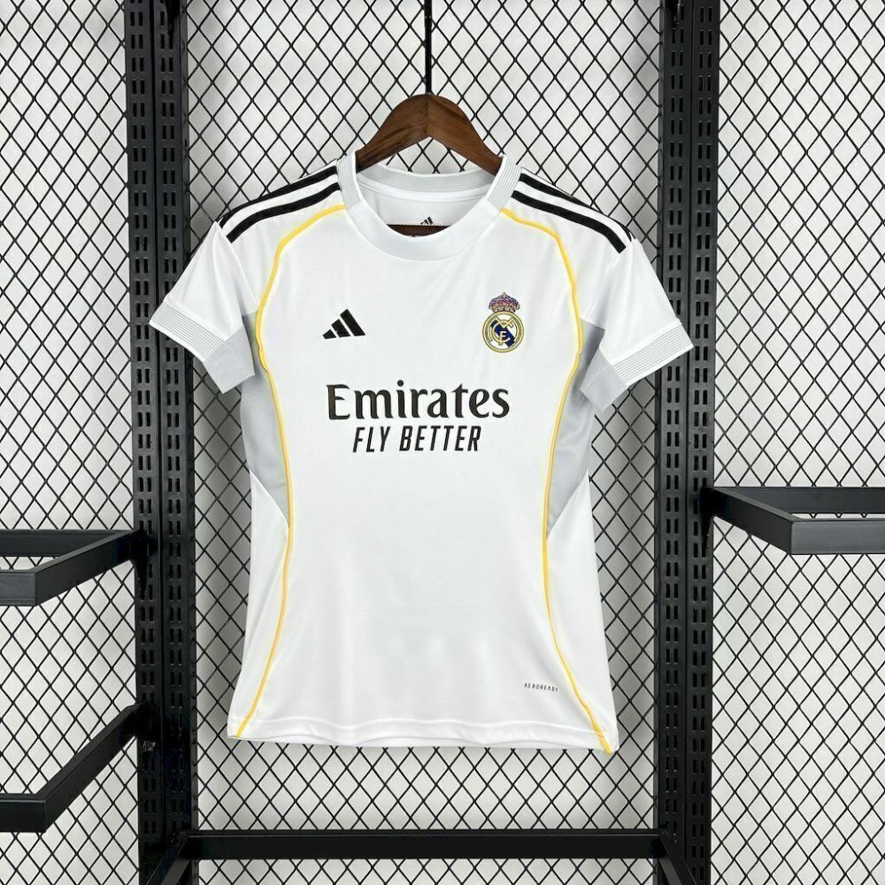 Camisa Feminina Real Madrid I - Adidas 25/26