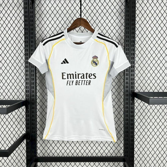 Camisa Feminina Real Madrid I - Adidas 25/26