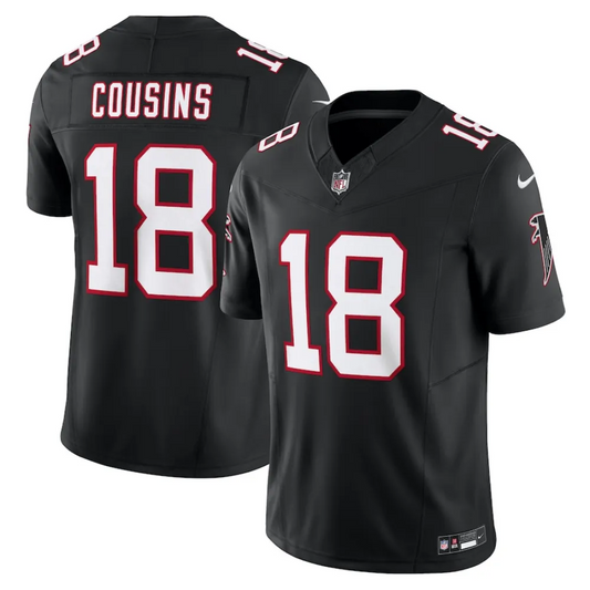 Camisa FUSE Limited Atlanta Falcons Preta - Kirk Cousins #18