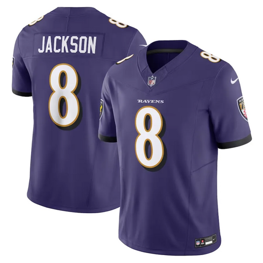 Camisa FUSE Limited Baltimore Ravens Roxa - Lamar Jackson #8