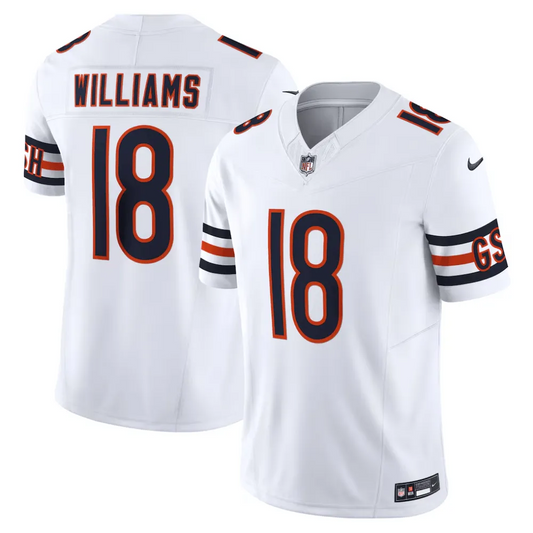 Camisa FUSE Limited Chicago Bears Branca - Caleb Williams #18