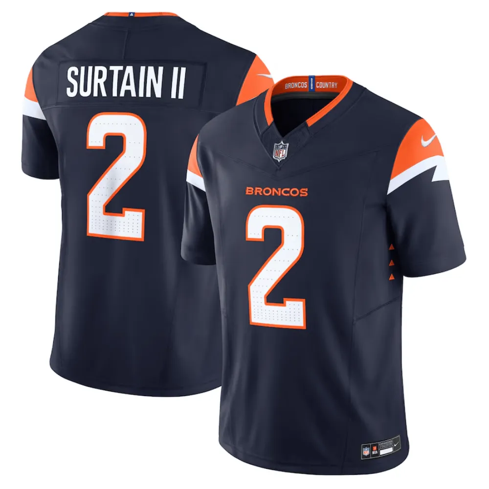 Camisa FUSE Limited Denver Broncos Azul - Patrick Surtain II #2
