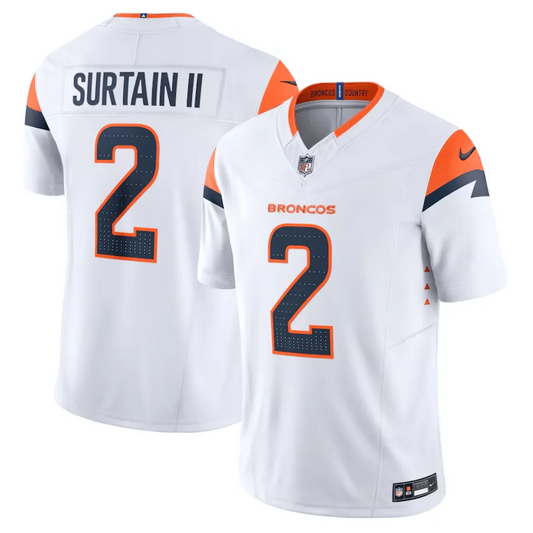 Camisa FUSE Limited Denver Broncos Branca - Patrick Surtain II #2