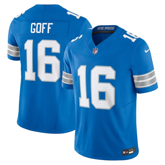 Camisa FUSE Limited Detroit Lions Azul - Jared Goff #16
