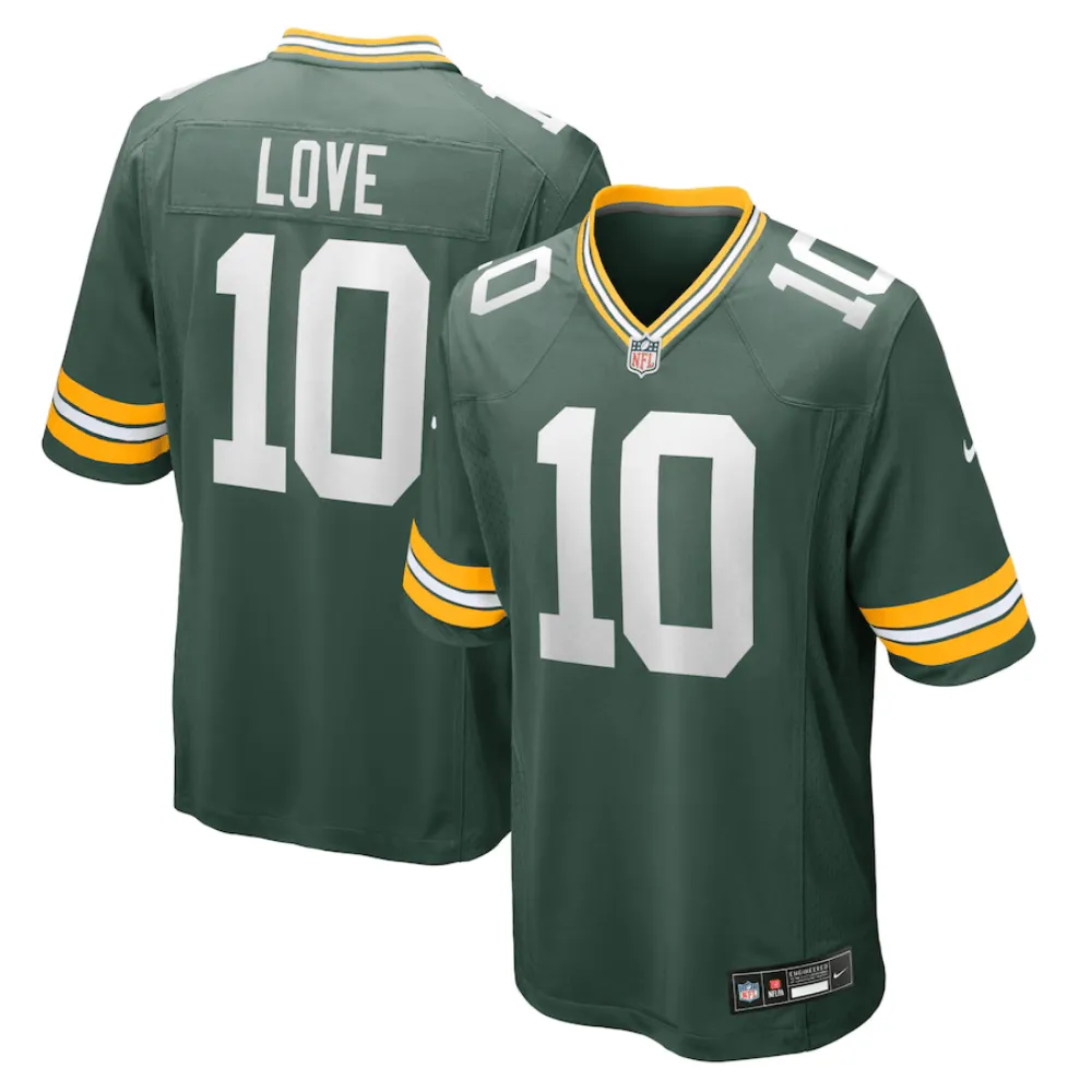 Camisa FUSE Limited Green Bay Packers Verde - Jordan Love #10