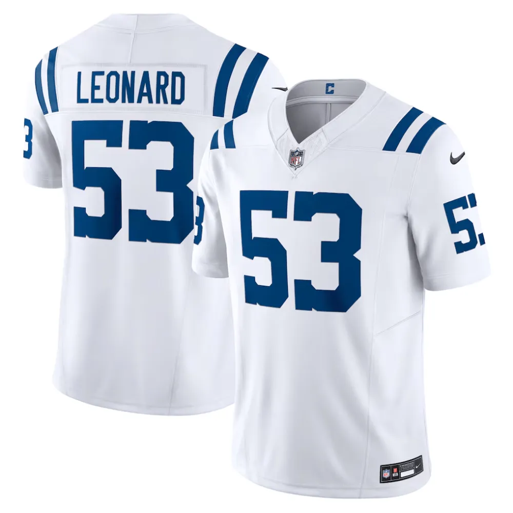 Camisa FUSE Limited Indianapolis Colts Branca - Darius Leonard #53