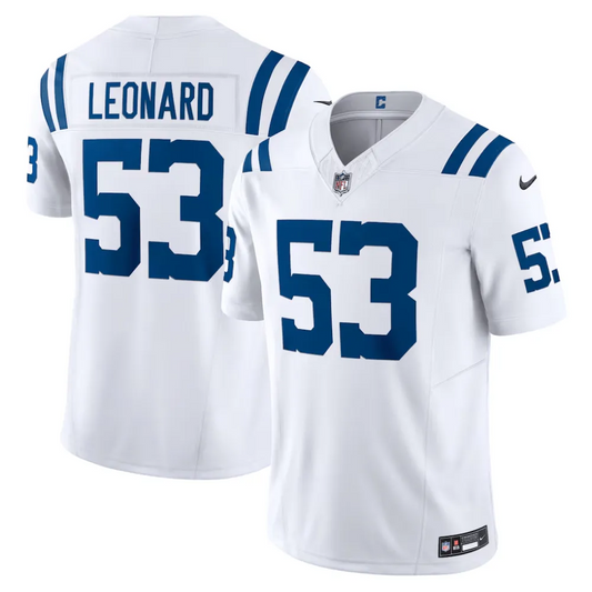 Camisa FUSE Limited Indianapolis Colts Branca - Darius Leonard #53