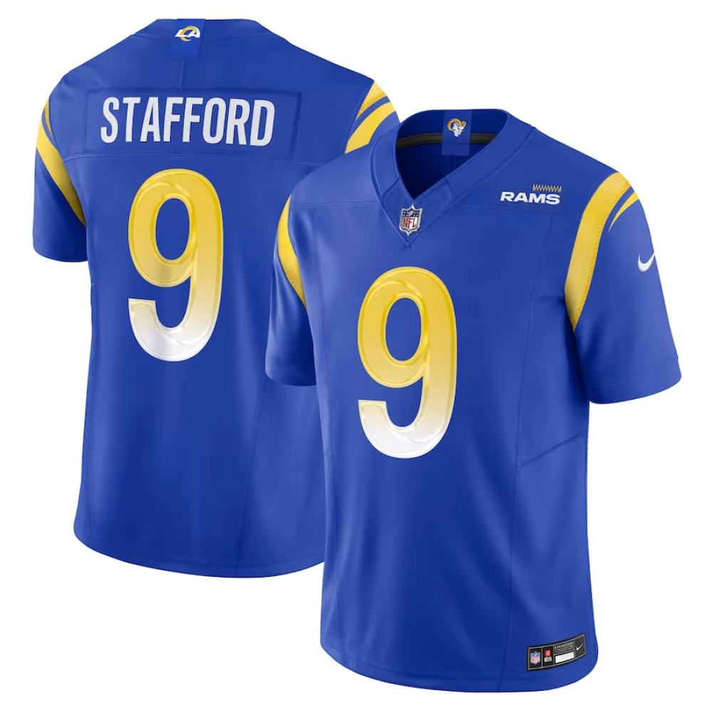 Camisa FUSE Limited Los Angeles Rams Azul - Matthew Stafford #9