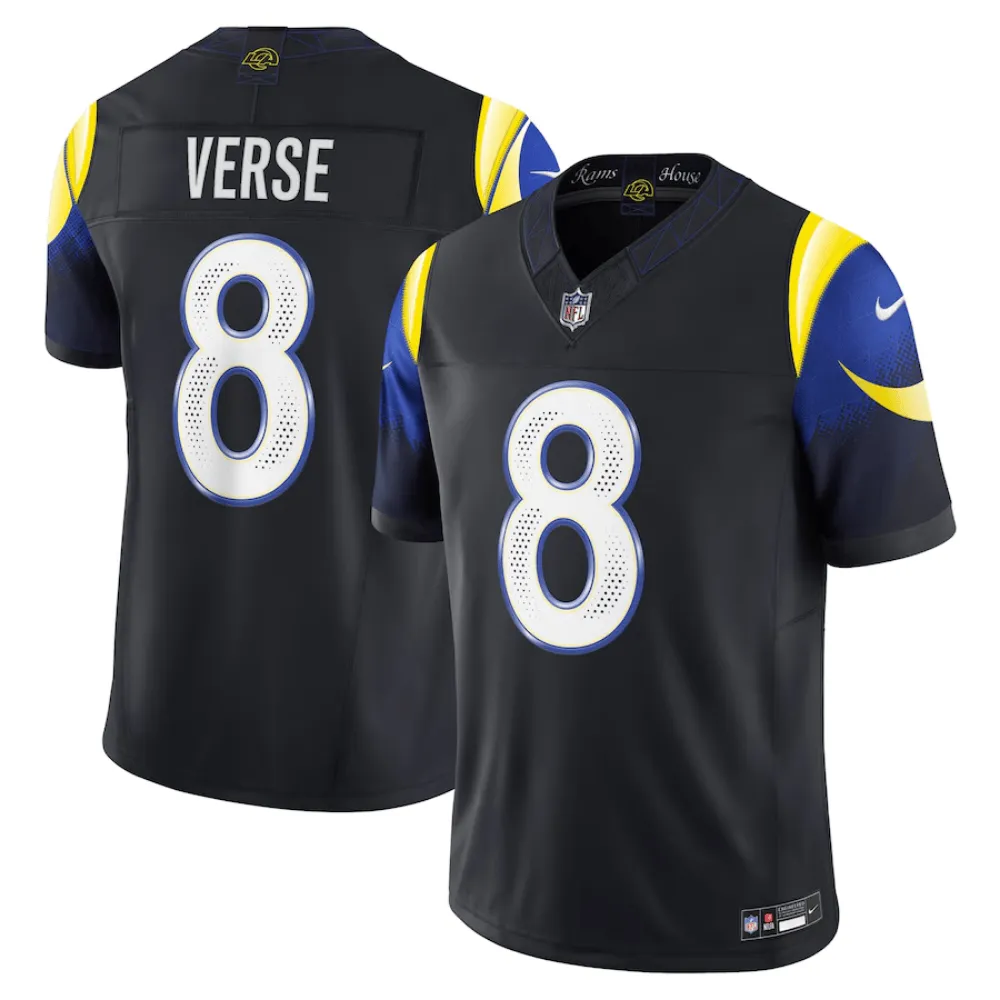 Camisa FUSE Limited Los Angeles Rams Preta - Jared Verse #8