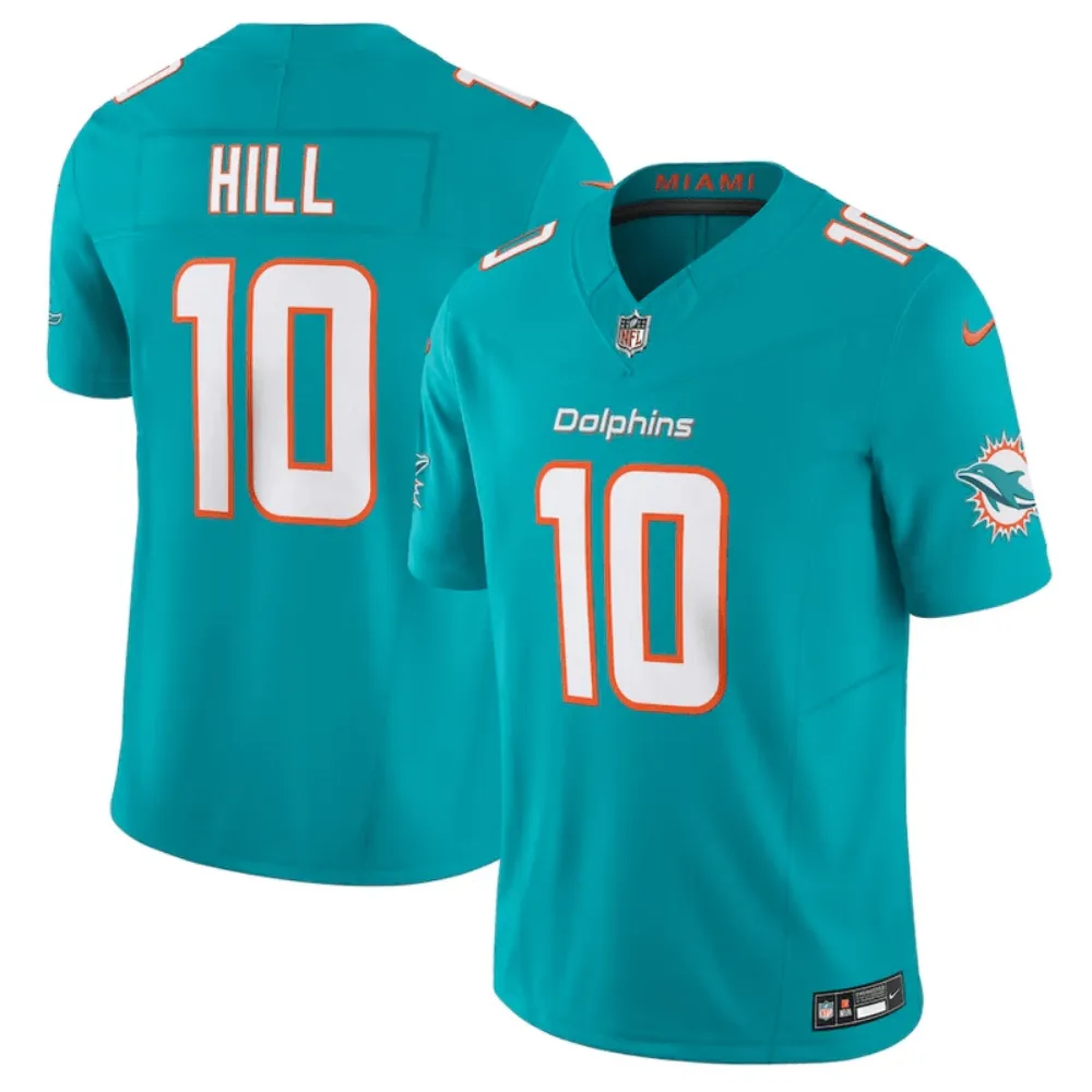 Camisa FUSE Limited Miami Dolphins Azul - Tyreek Hill #10