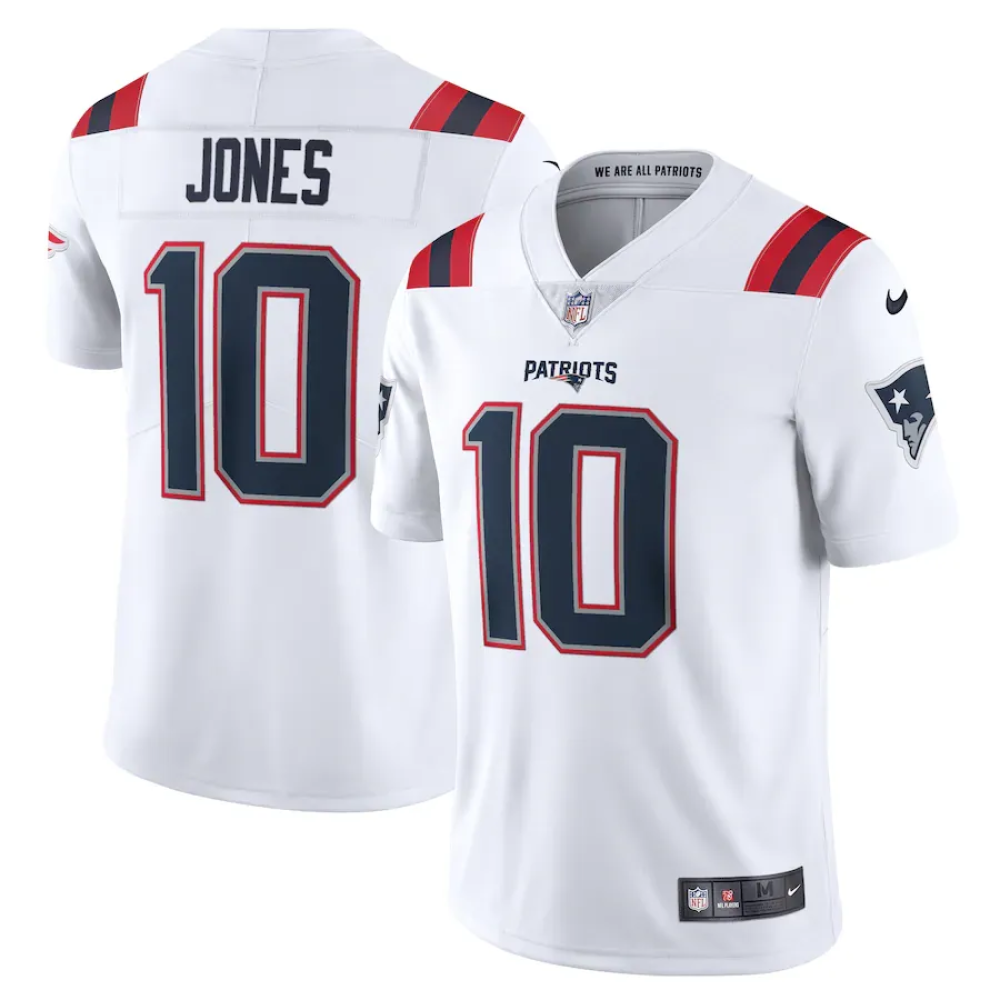 Camisa FUSE Limited New England Patriots Branca - Mac Jones #10