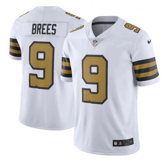 Camisa FUSE Limited New Orleans Saints Branca Alternativa - Drew Brees #9