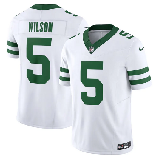 Camisa FUSE Limited New York Jets Branca - Garrett Wilson #5