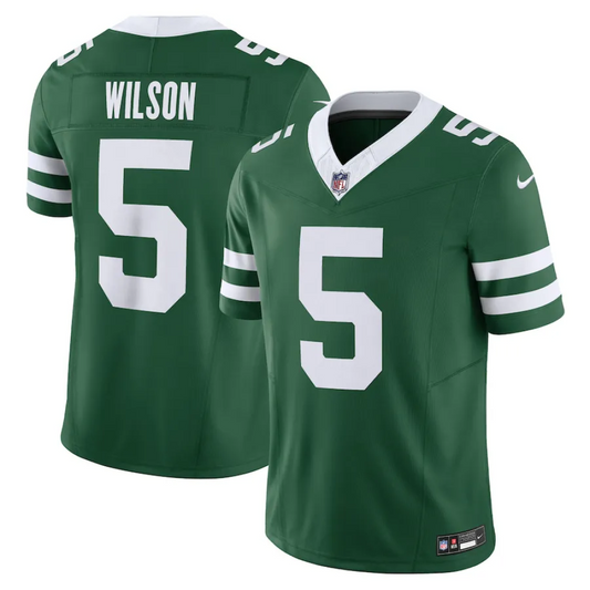 Camisa FUSE Limited New York Jets Verde - Garrett Wilson #5