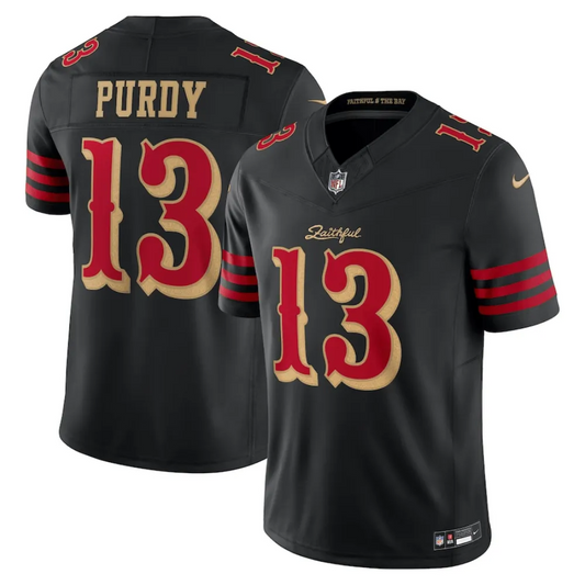 Camisa FUSE Limited San Francisco 49ers Rivalries Preta - Brock Purdy #13