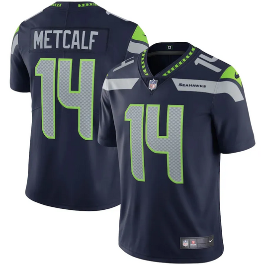 Camisa FUSE Limited Seattle Seahawks Azul Marinho - DK Metcalf #14