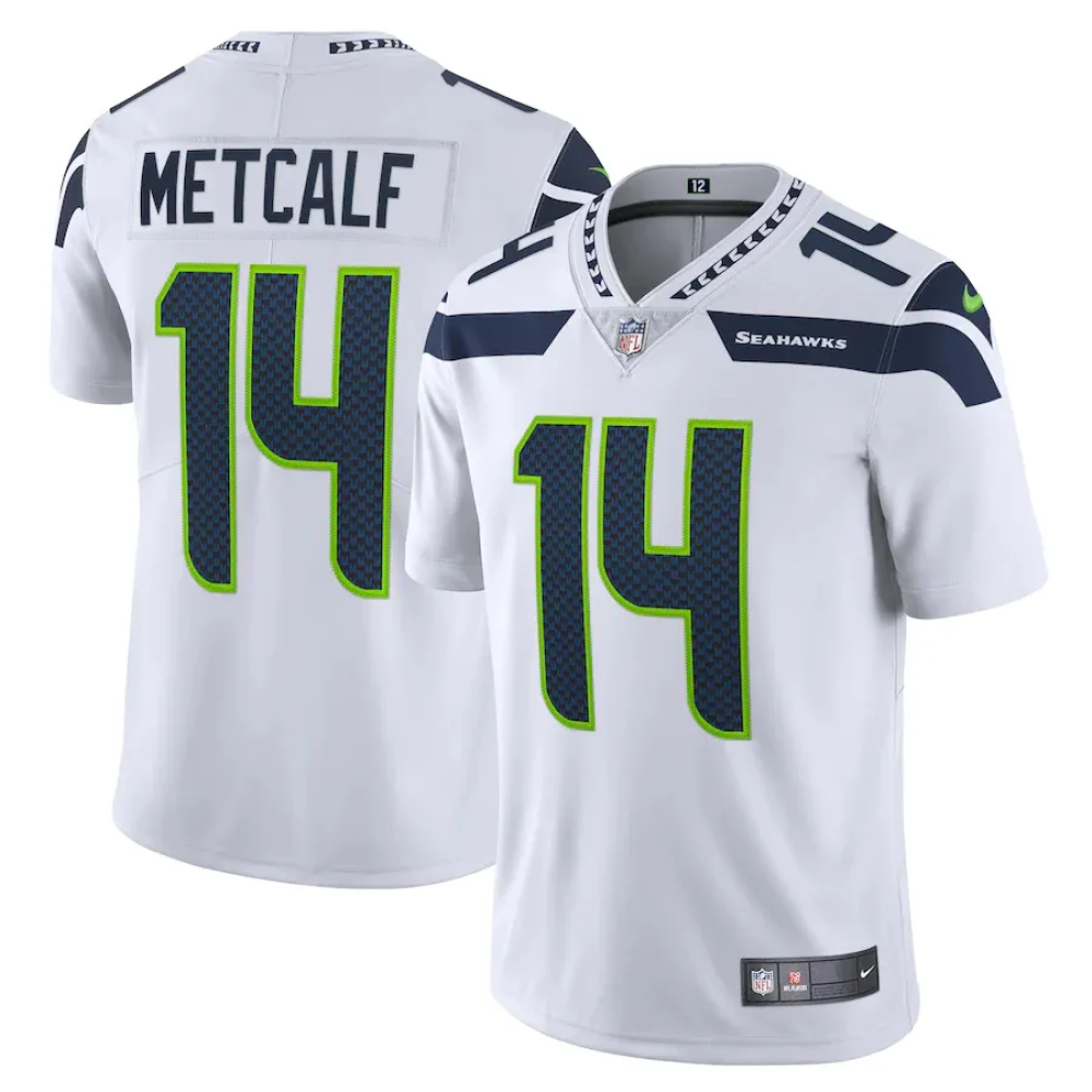 Camisa FUSE Limited Seattle Seahawks Branca - DK Metcalf #14