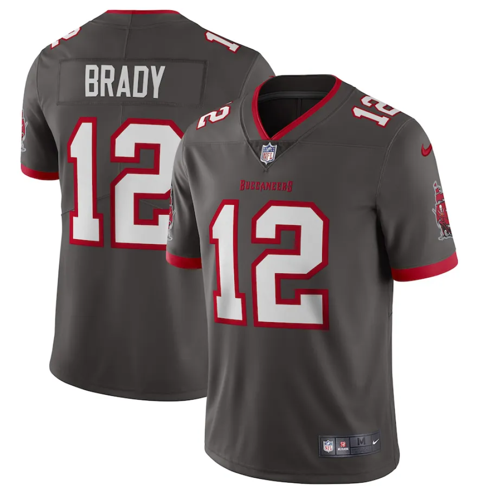 Camisa FUSE Limited Tampa Bay Buccaneers Cinza - Tom Brady #12