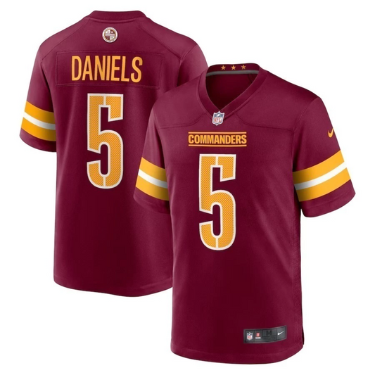 Camisa FUSE Limited Washington Commanders Vermelha - Jayden Daniels #5