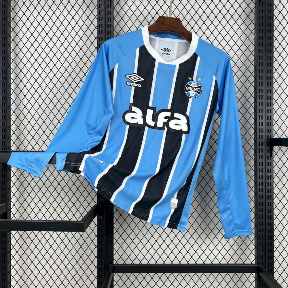 Camisa Manga Longa Grêmio I - Umbro 25/26