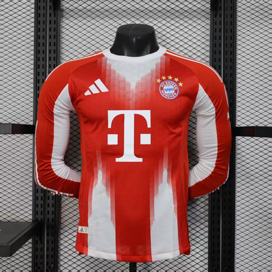 Camisa Jogador Manga Longa Bayern de Munique I - Adidas 25/26