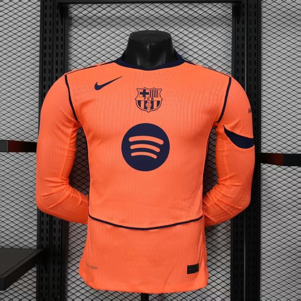 Camisa Jogador Manga Longa Barcelona III - Nike 25/26