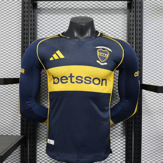 Camisa Jogador Manga Longa Boca Juniors I - Adidas 25/26
