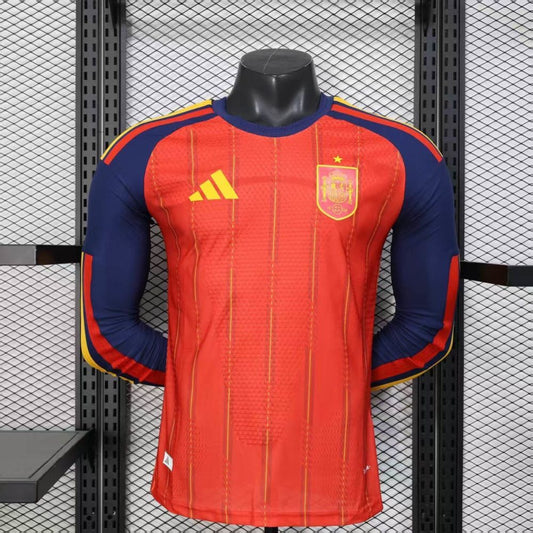 Camisa Jogador Manga Longa Espanha I - Adidas 2026