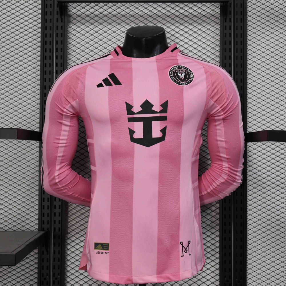 Camisa Jogador Manga Longa Inter Miami I - Adidas 25/26