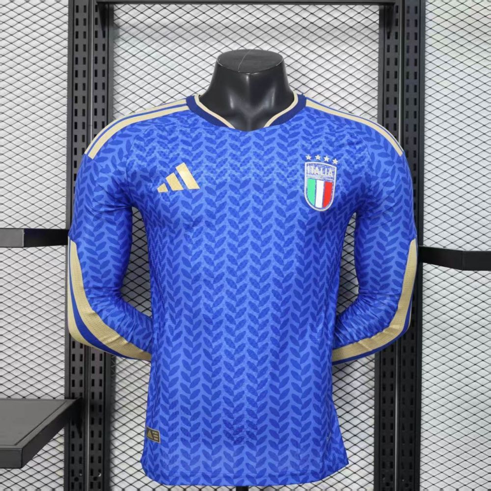 Camisa Jogador Manga Longa Itália I - Adidas 2026