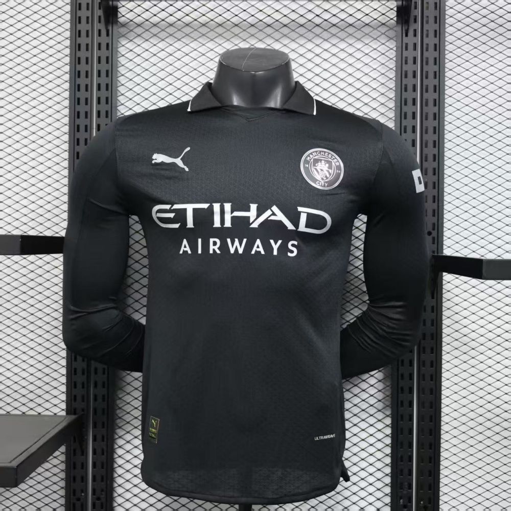 Camisa Jogador Manga Longa Manchester City II - Puma 25/26