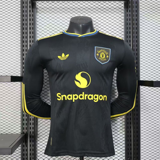 Camisa Jogador Manga Longa Manchester United III - Adidas 25/26