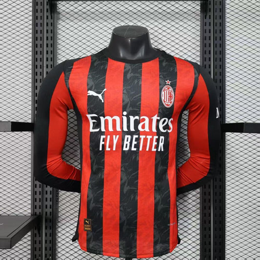 Camisa Jogador Manga Longa Milan I - Puma 25/26