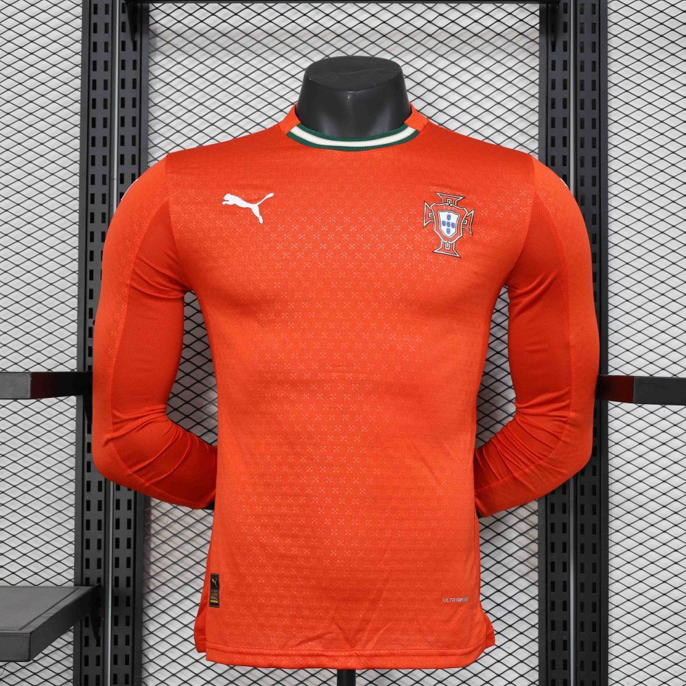 Camisa Jogador Manga Longa Portugal I - Puma 2025