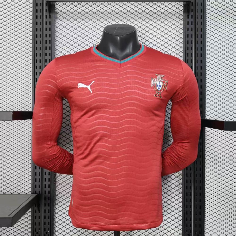 Camisa Jogador Manga Longa Portugal I - Puma 2026