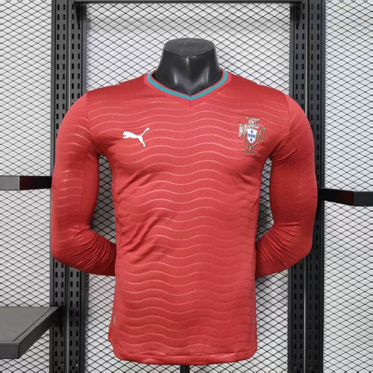 Camisa Jogador Manga Longa Portugal I - Puma 2026