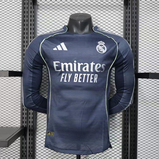 Camisa Jogador Manga Longa Real Madrid II - Adidas 25/26