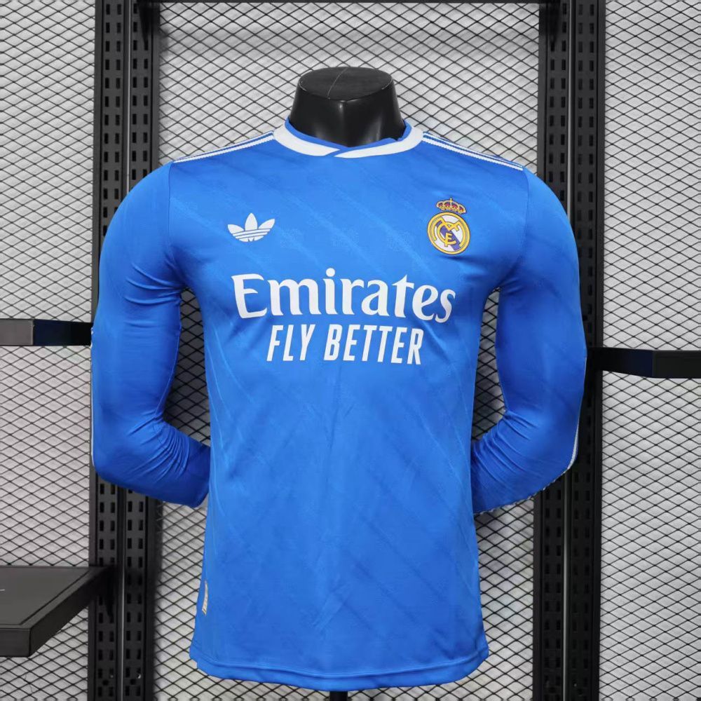 Camisa Jogador Manga Longa Real Madrid III - Adidas 25/26
