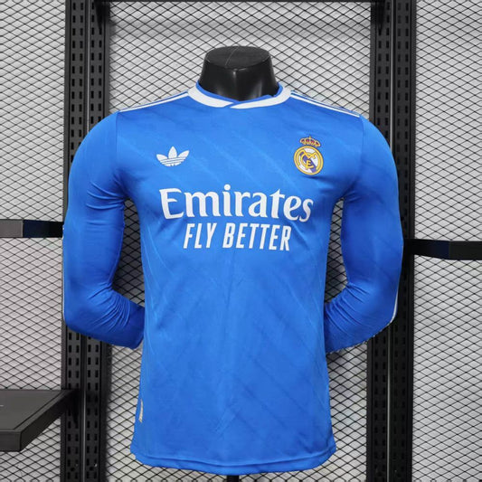 Camisa Jogador Manga Longa Real Madrid III - Adidas 25/26