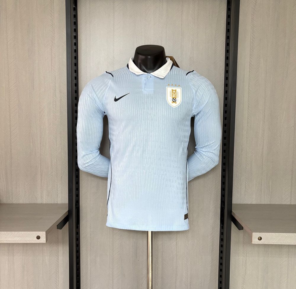 Camisa Jogador Manga Longa Uruguai I - Nike 2026