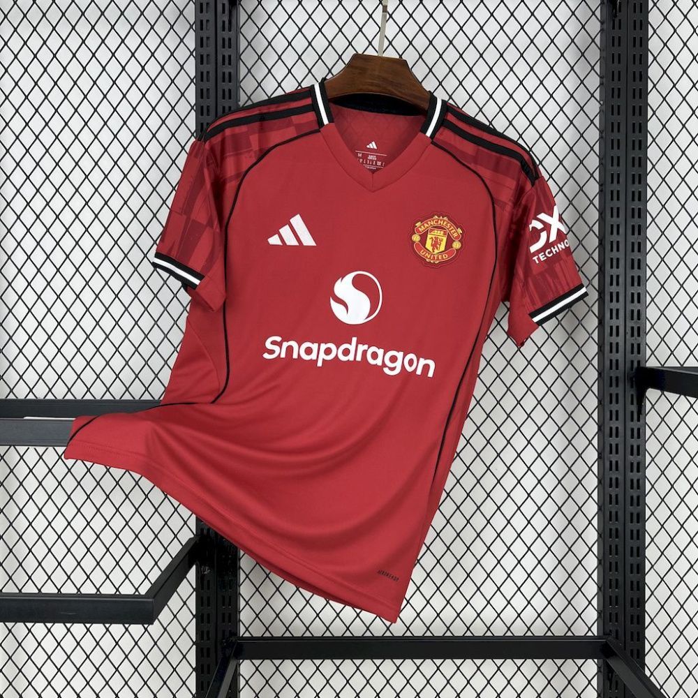 Camisa Masculina Manchester United I - Adidas 25/26