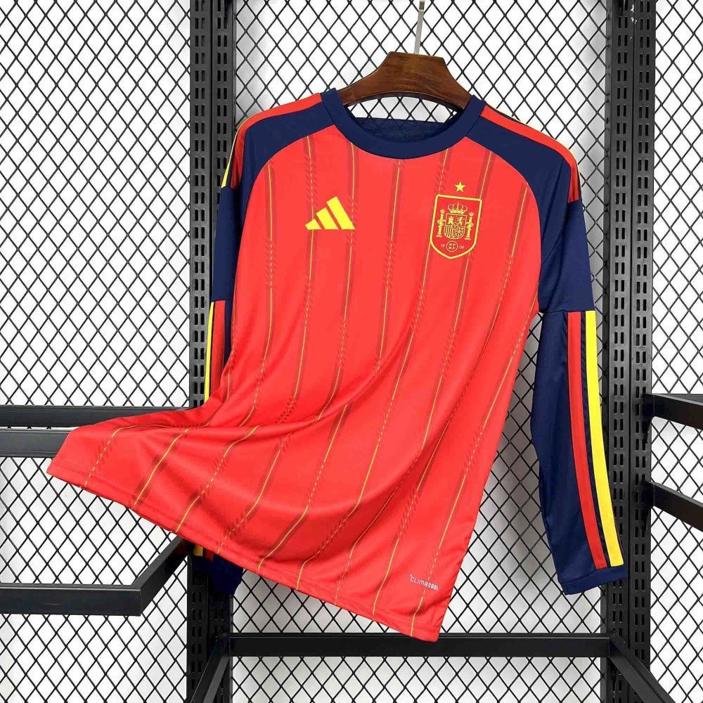 Camisa Manga Longa Espanha I - Adidas 2026