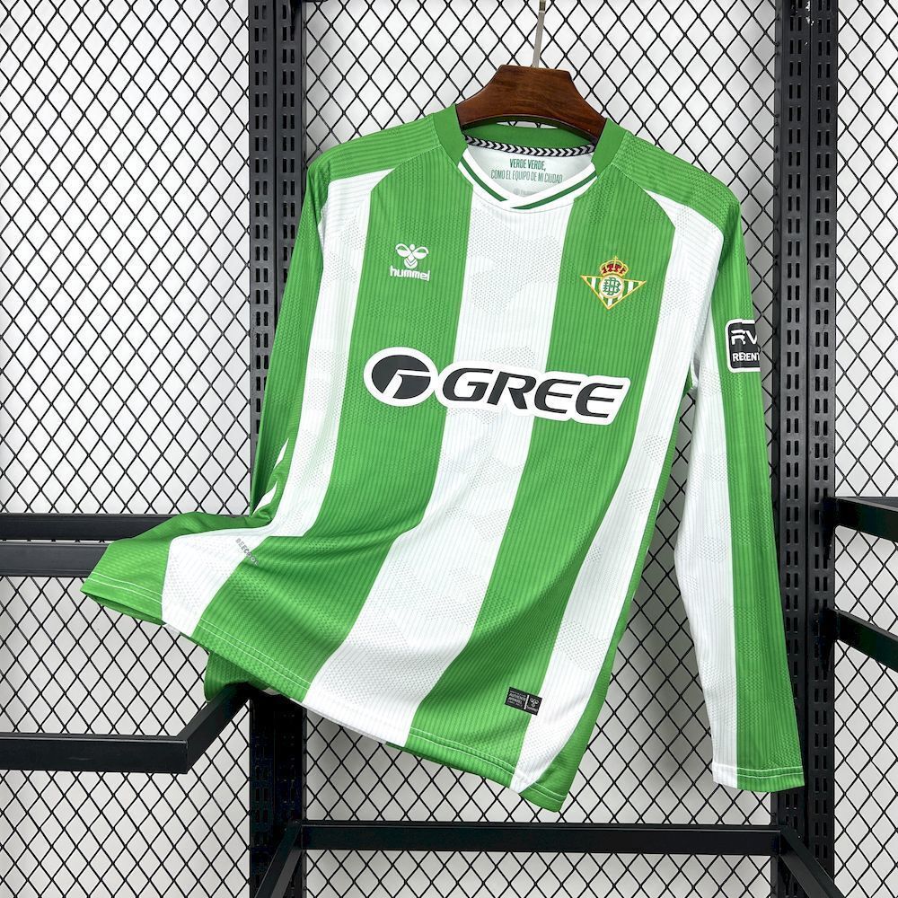 Camisa Manga Longa Real Betis I - Hummel 25/26