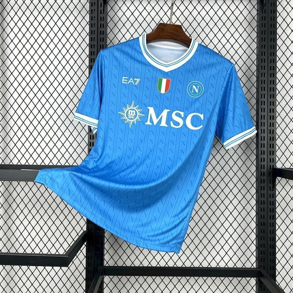 Camisa Masculina Napoli I - EA7 25/26