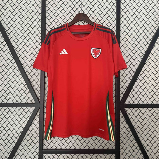 Camisa Masculina País de Gales I - Adidas 2024