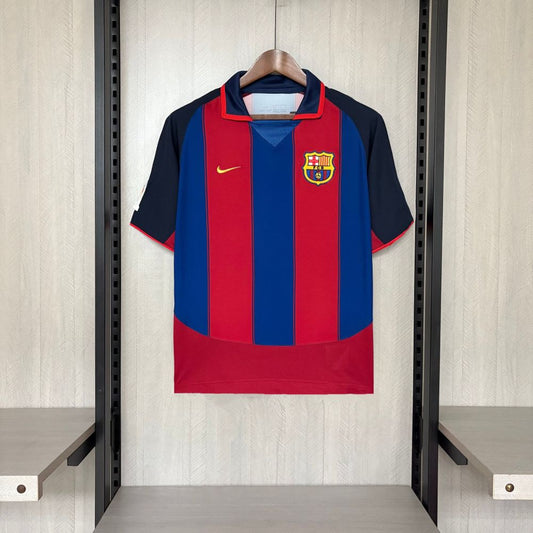 Camisa Retrô Barcelona I - Nike 03/04