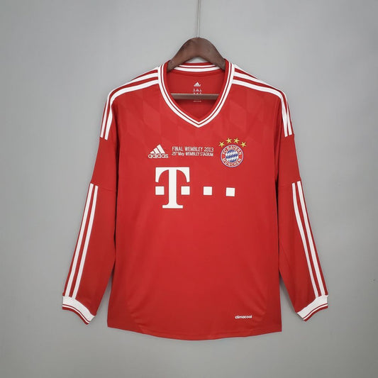 Camisa Retrô Manga Longa Bayern de Munique I - Adidas 13/14