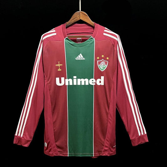 Camisa Retrô Manga Longa Fluminense I - Adidas 10/11